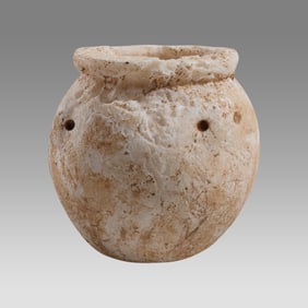 Ancient Egyptian Stone Jar Late Period c.600-30 BC.