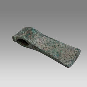 Ancient luristan bronze Axe Head circa 1200-800 B.C.