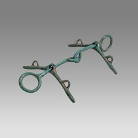 Ancient luristan bronze Horse Bit circa 1200-800 B.C.
