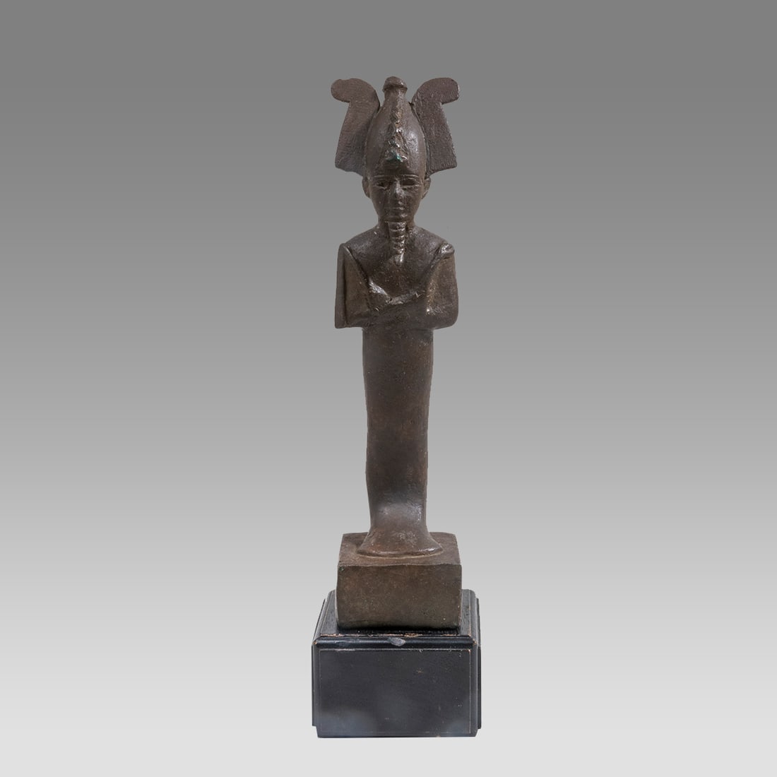 Ancient Egyptian Large Bronze Osiris Figure c.664-30 BCE. (1 of 4)