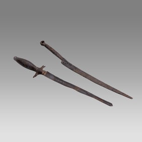 Lot of 2 Europe, Viking / Medieval to Post-Medieval period, Daggers ca. 8th-16th century AD.