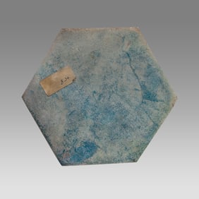 Islamic Persian Kashan Ceramic Hexagon Shape Tiles c.12th-13th century AD.