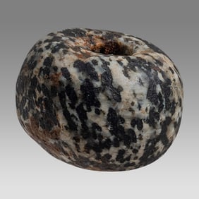 Ancient Mesopotamian Granite Large Bead.
