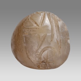 Ancient Mesopotamian Agate Stamp Seal.