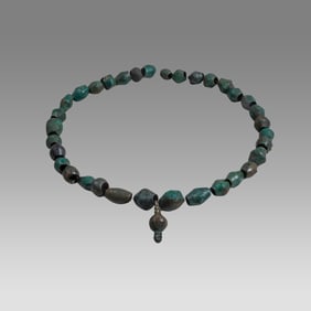 Ancient Europe Bronze Bead Necklace, Bronze Age c.2000 BC.