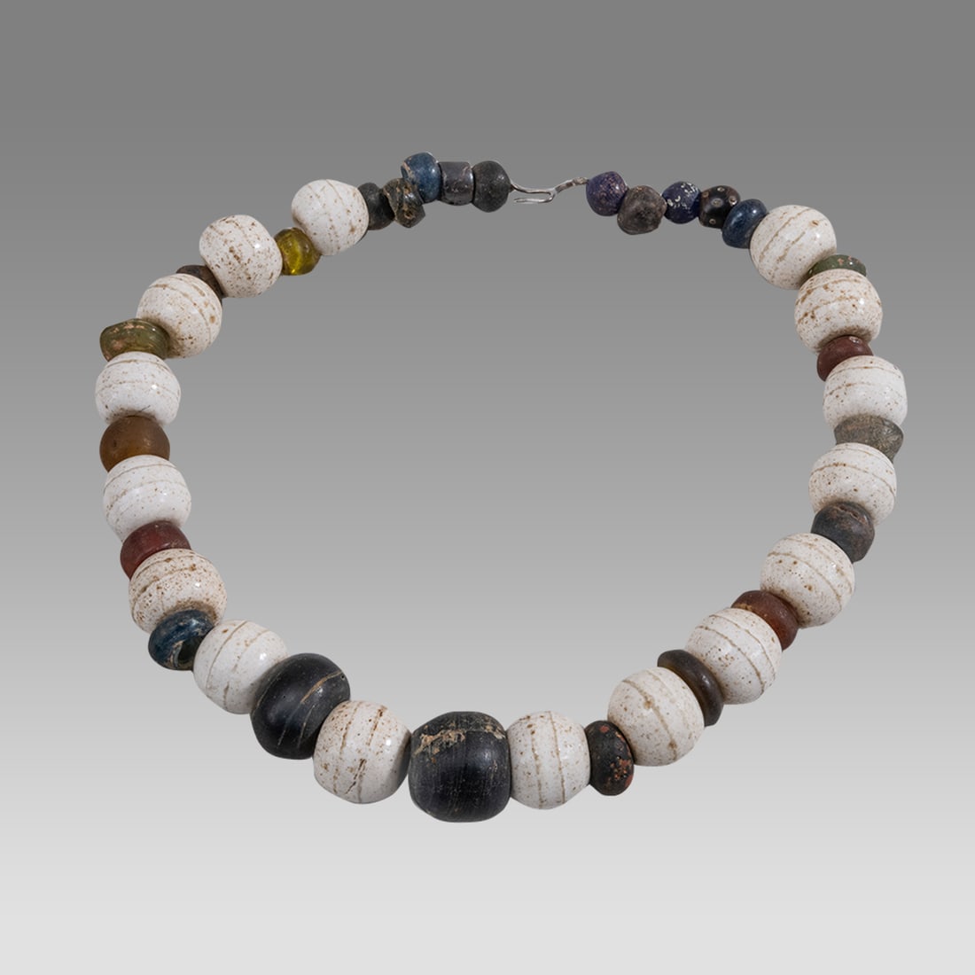 Ancient Islamic Glass Bead Necklace c.8th century AD. (1 of 1)