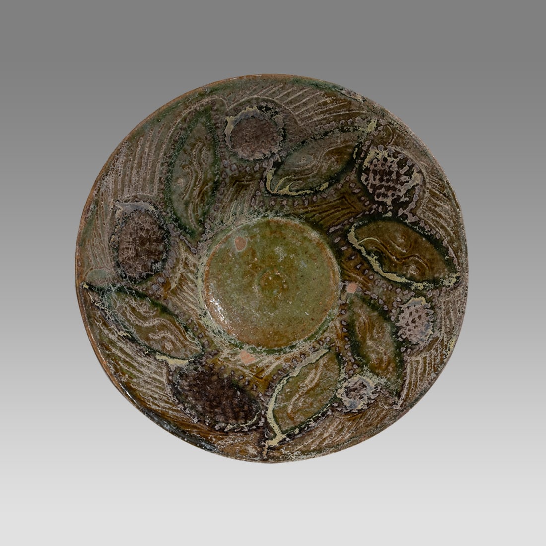 Islamic Persian Ceramic Bowl c.13th-14th century AD. (1 of 3)