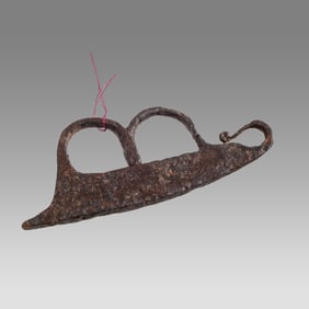 Iron Roman Fire Starter - Nice iron firestarter with a two finger hold.