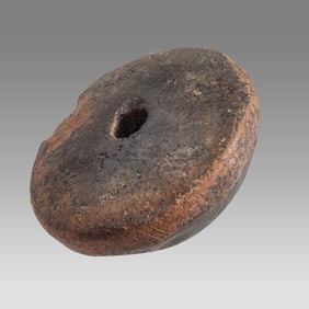 Very Large Stone Spindle Whorl.