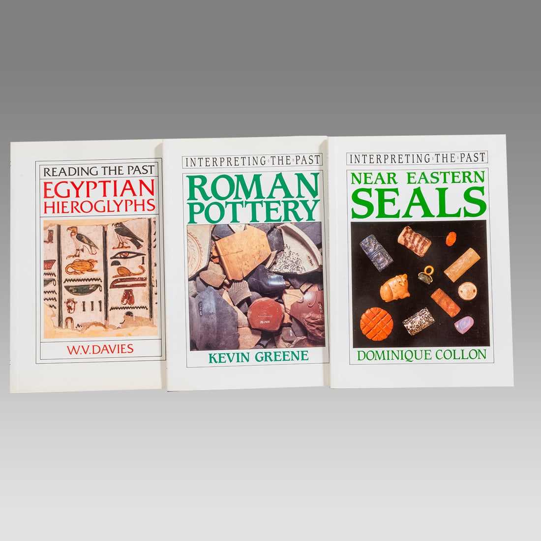 3 Books on Seals, Roman Pottery and Egyptian Hieroglyphs from the Interpreting the Past Series (1 of 1)