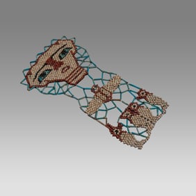 Ancient Egyptian Faience Bead Mask Late Period c.600-30 BC.