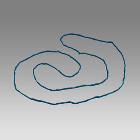 Ancient Egyptian Blue Faience Bead Necklace Late Period c.600-30 BC.