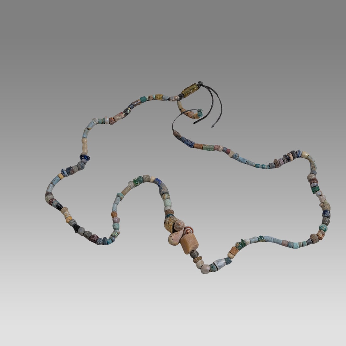 Ancient Roman Glass Bead Necklace c.2nd century AD. (1 of 1)