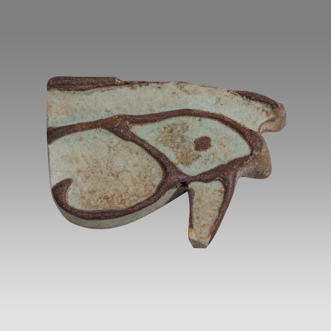 Ancient Egyptian Faience Eye Of Horus Amulet LATE PERIOD CIRCA 664-332 B.C. (1 of 3)