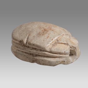 Ancient Egyptian Steatite stone Scarab c.1500-1100 BCE.