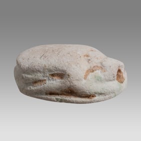 Ancient Egyptian Steatite stone Scarab c.1500-1100 BCE.