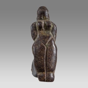 Ancient Mesopotamian Stone Idol.