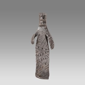 ANATOLIAN SILVER VOTIVE FIGURINE