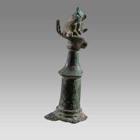 Ancient Roman, Bronze Deer With Eagle c.2nd-4th century AD.