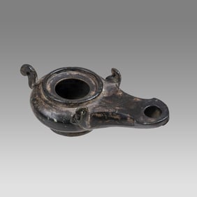 Ancient Roman, Bronze Oil Lamp c.2nd-4th century AD.