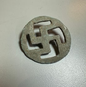 Ancient Roman, Bronze Swastika Fibula c.2nd-4th century AD.