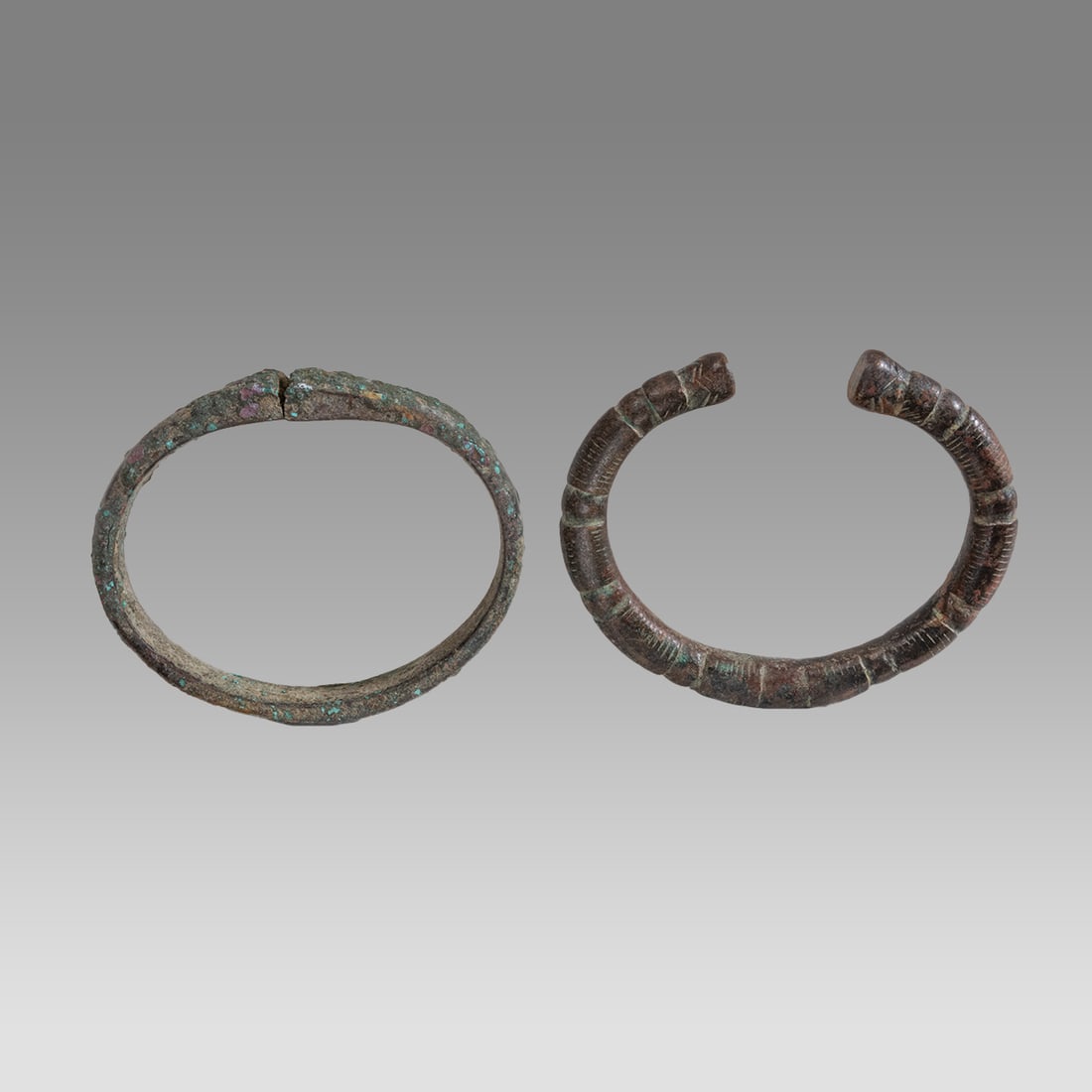 Ancient Roman Bronze Bracelets c.2nd century AD.(2) (1 of 1)