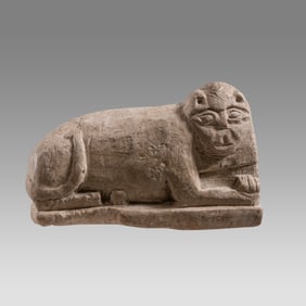 Ancient Roman Egypt Limestone Sphynx c.1st-2nd century AD.