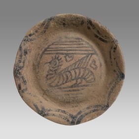 Indus Valley Terracotta Bowl Decorated with Bird.