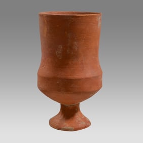 Near Eastern Terracotta Footed Vessel c.1000 BC.