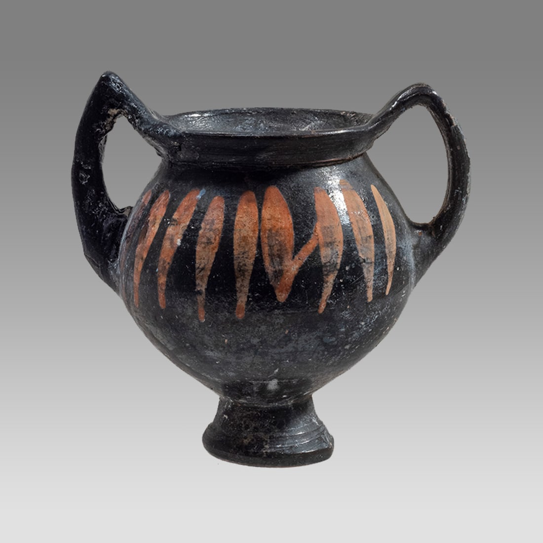 Ancient Greek Magna Graceia Miniature Pottery Vessel c.4th century BC. (1 of 2)