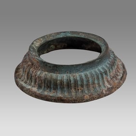 Ancient Greek Bronze Amphora Base c.4th century BC.