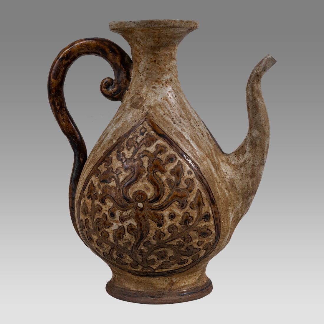 Thai, Large Ceramic Ewer. (1 of 3)
