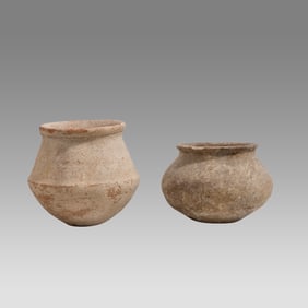 Lot of 2 Ancient Holy Land Roman Terracotta Vessels c.1st century AD.