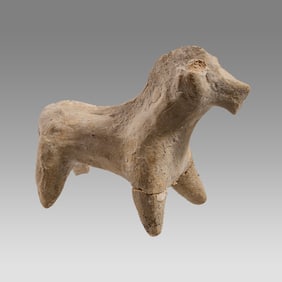 Ancient Holy Land Hittite Terracotta Animal c.1600-1200 BC.