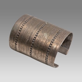 Tribal, Turkmenistan Silver Bracelet.