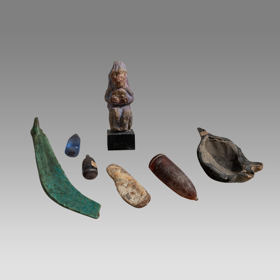 Lot of 8 Misc Fragments, Ancient Roman and later period. (1 of 2)