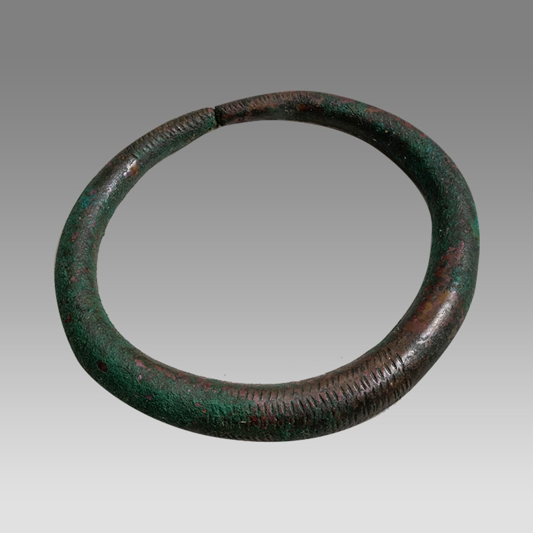 Ancient Luristan Bronze, Large Snake Bracelet c.800 BC. (1 of 1)