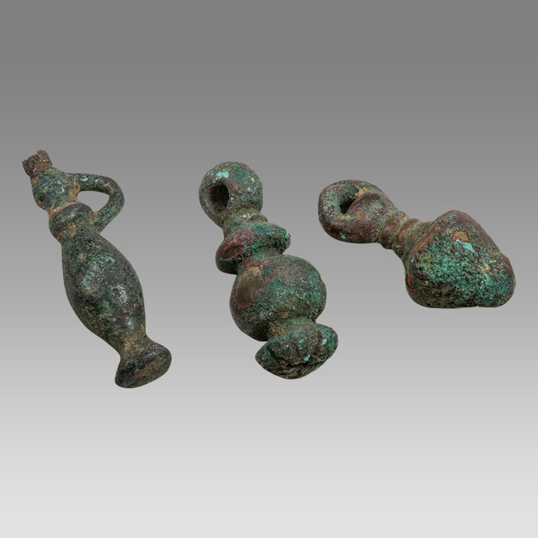 Lot Of 3 Ancient Luristan Bronze, Pendants c.800 BC. (1 of 1)