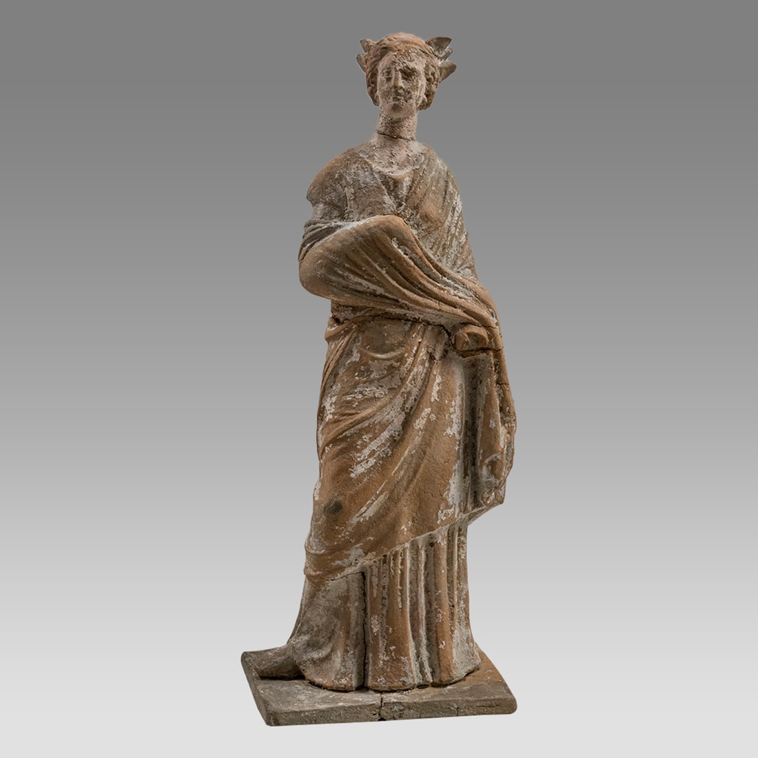 Antique Grand Tour Italian Terracotta Female Figure c. Late 19th century. (1 of 4)