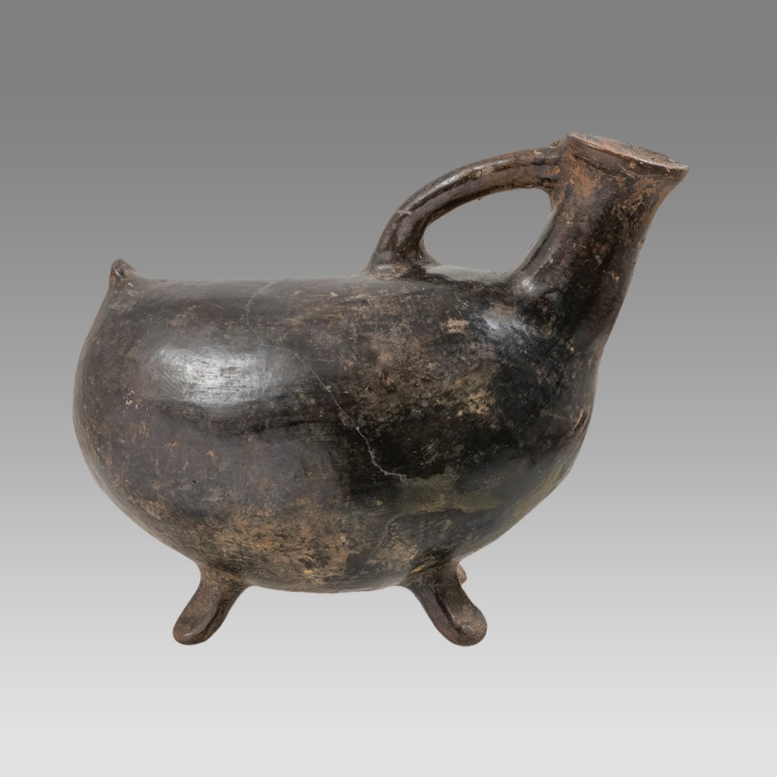 Ancient Mesopotamian Pottery Animal Footed Vessel c.9th century BC. (1 of 3)