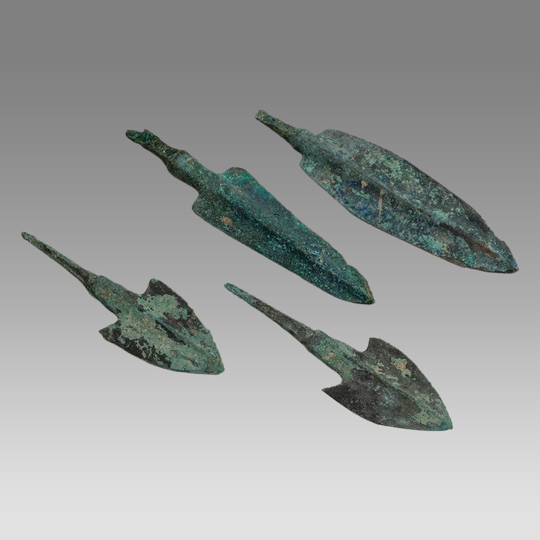 Lot of 4 Luristan Bronze Arrow Points. (1 of 1)