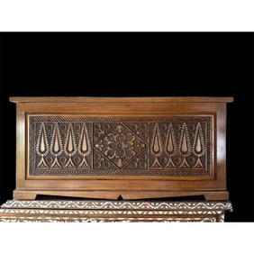 20th century Middle Eastern Syrian Wood Trunk.