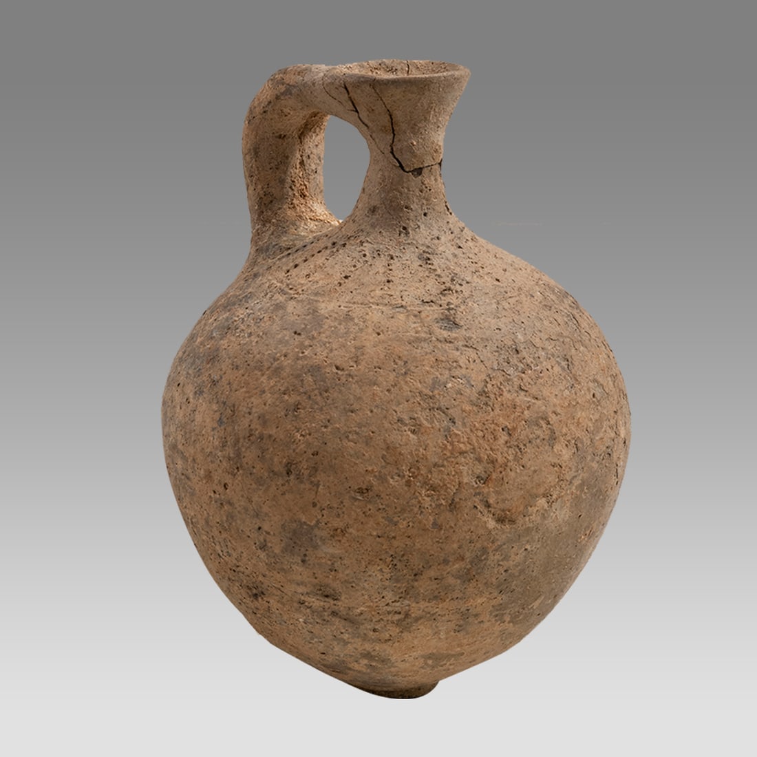 Ancient Holy Land Jerusalem Tel el Yahudia Terracotta jug c.1750-1550 BC. (1 of 3)
