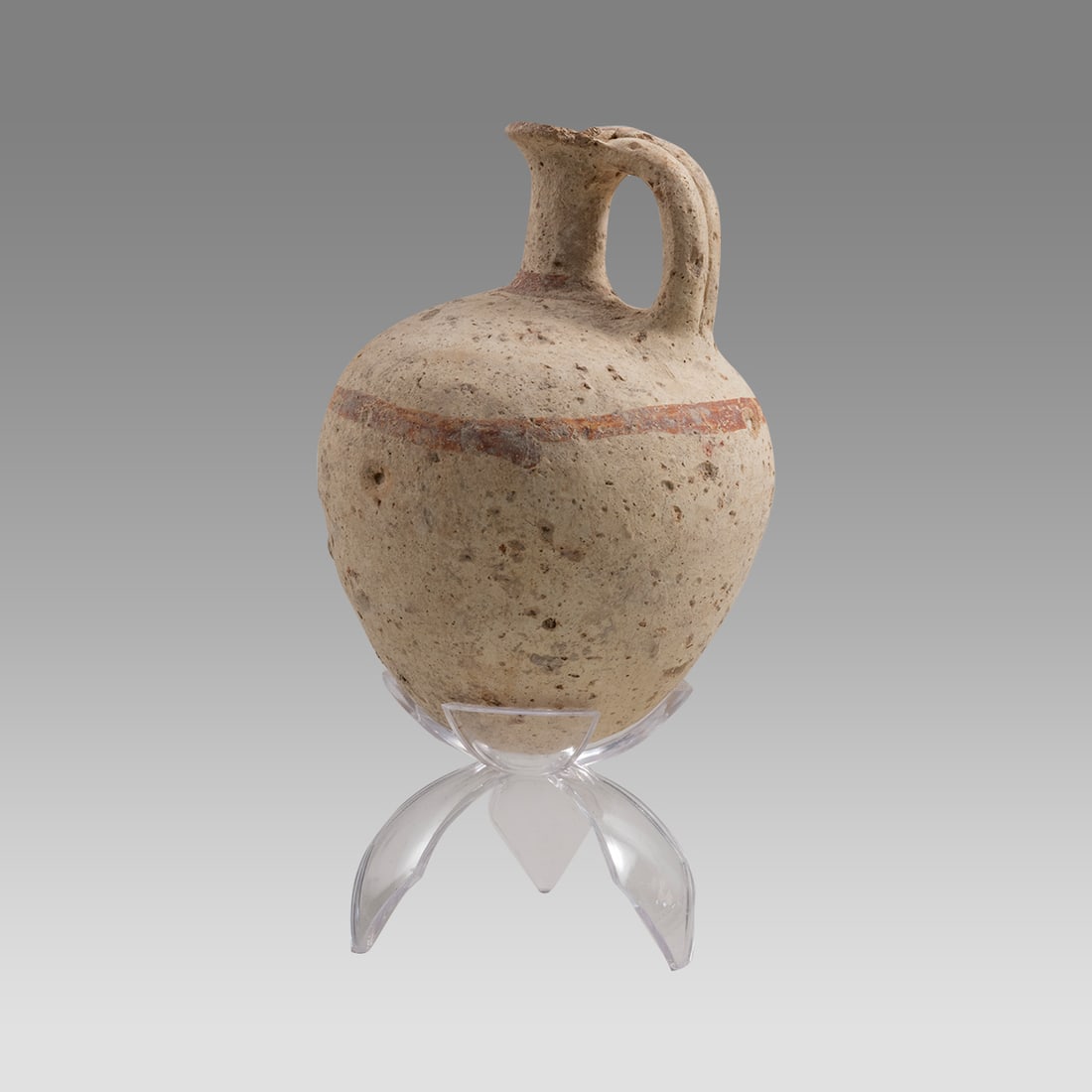 Ancient Holy Land Jerusalem Tel el Yahudia Terracotta jug c.1750-1550 BC. (1 of 3)