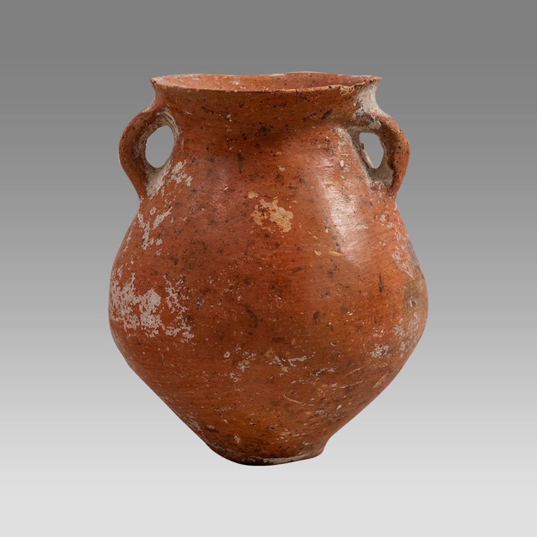 Ancient Holy Land Early Bronze pottery Handled Vessel (3300-2300 B.C.) (1 of 3)