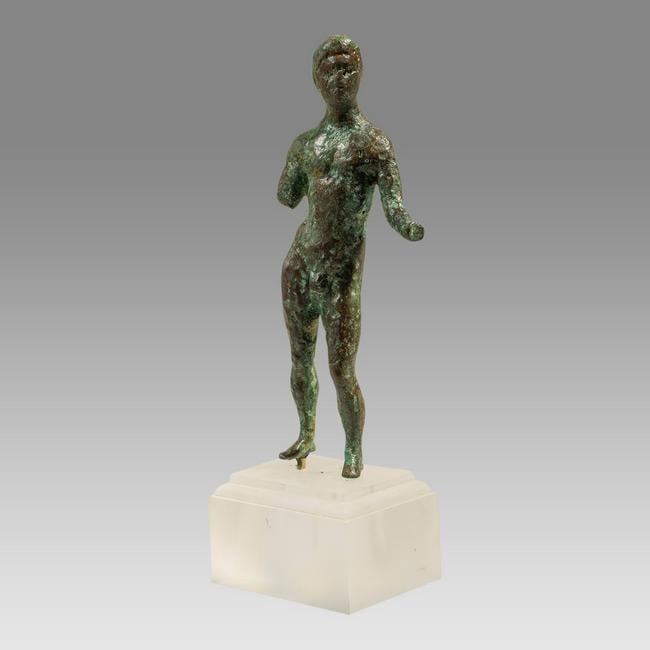 Ancient Etruscan Bronze figure c.5th century BC. (1 of 4)