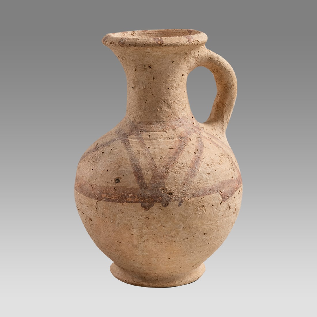 Ancient Holyland Pottery Jug. 2nd-1st Millenium BC. (1 of 5)