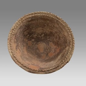 Ancient Aramaic Large Incantation Bowl c.5th century AD.