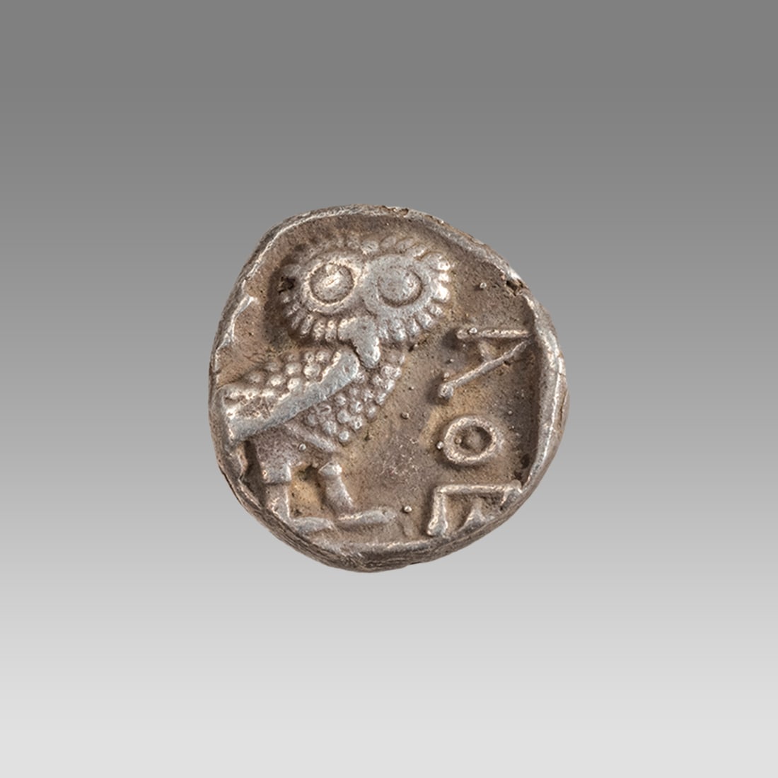 South Arabia, Sabaens Circa 300 BC, Silver Coin, Athena, Owl. (1 of 2)