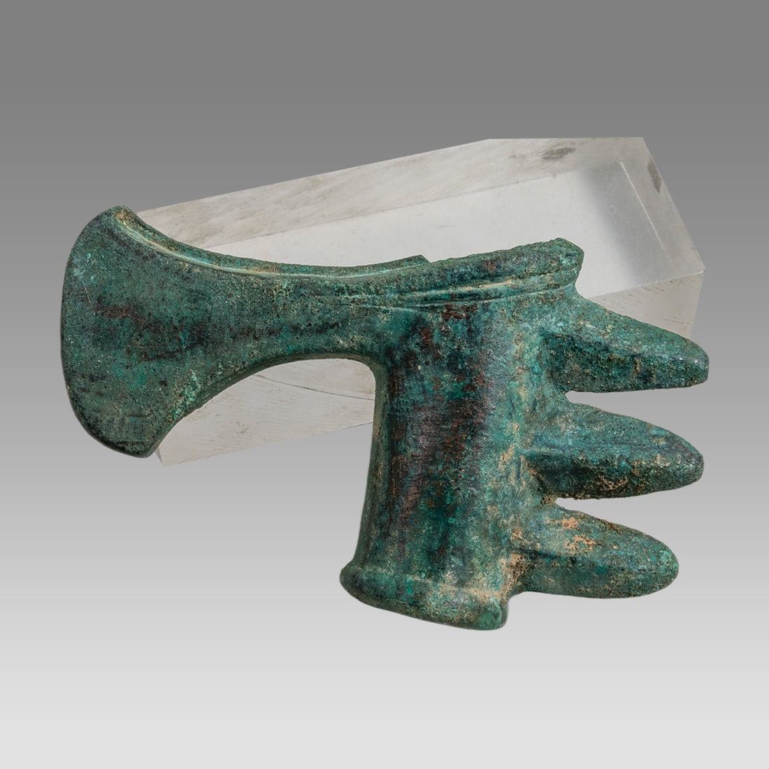 Ancient Luristan Bronze Axe Head c.1000 BC. (1 of 1)